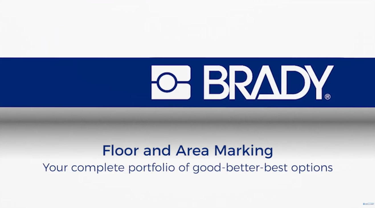 Brady logistieke vloermarkering en zoneafbakening