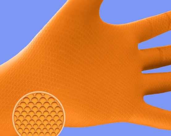 Grippaz handschoen grip-patroon