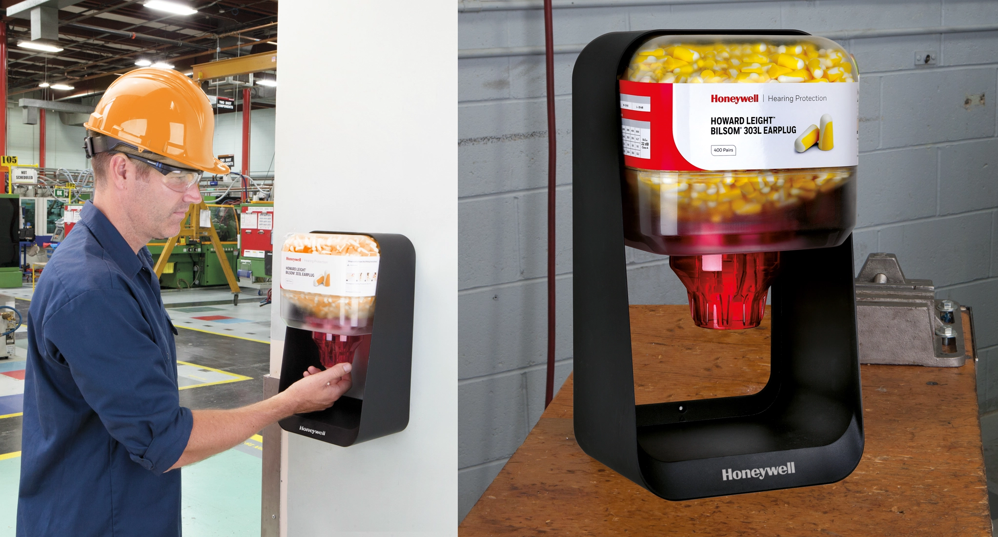 Dispensers voor oordoppen