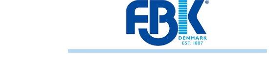 FBK logo met blauwe streep