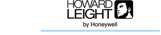 Howard Leight logo met blauwe streep