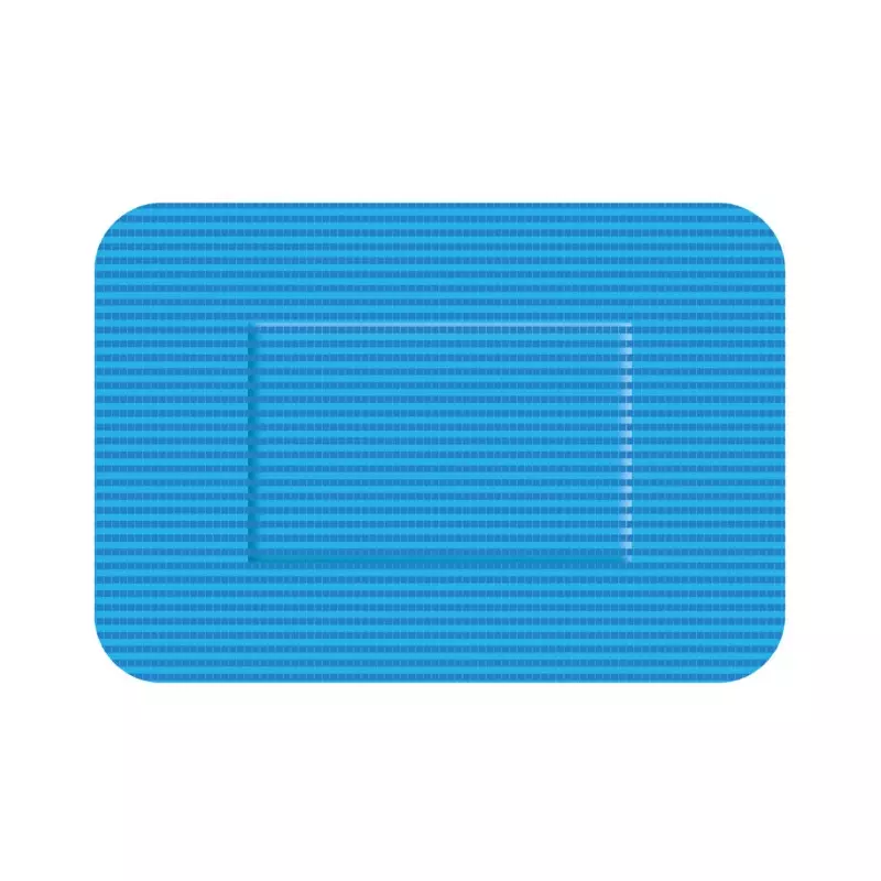 Pansements bleus détectables Detectaplast 8051 Premium 50x72 mm