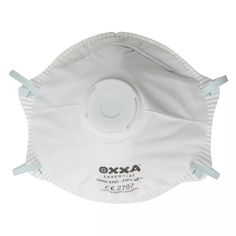 Oxxa Sema 6210 stofmasker cup FFP2 NR D V met uitademventiel
