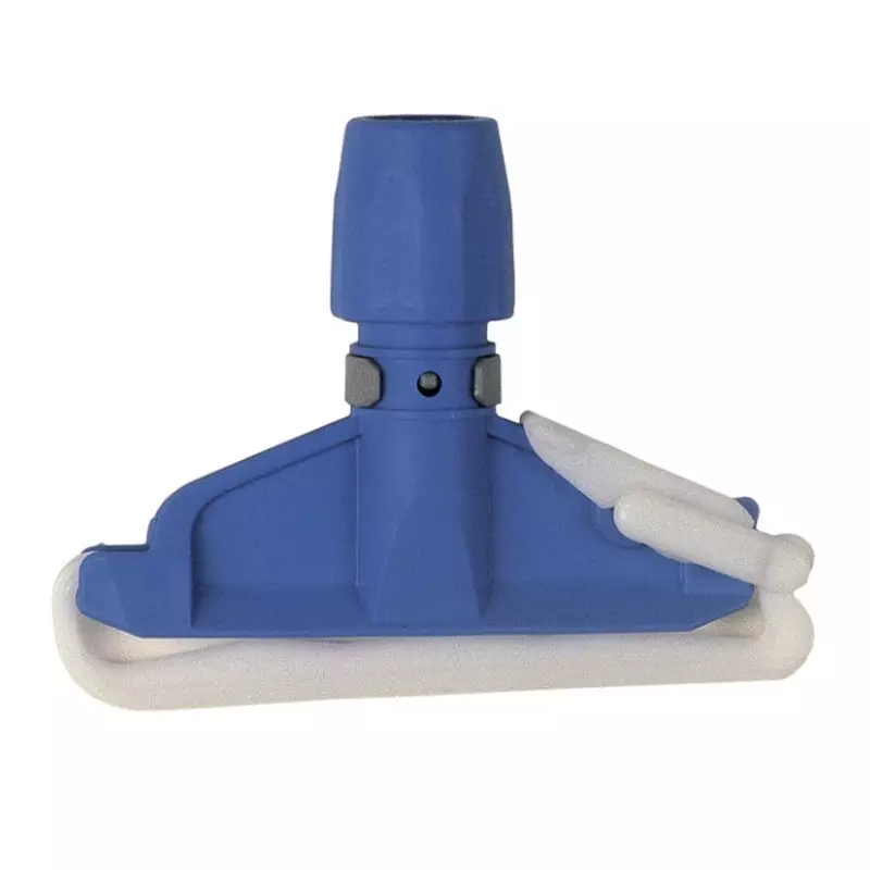 Premium plastic mop clamp blue