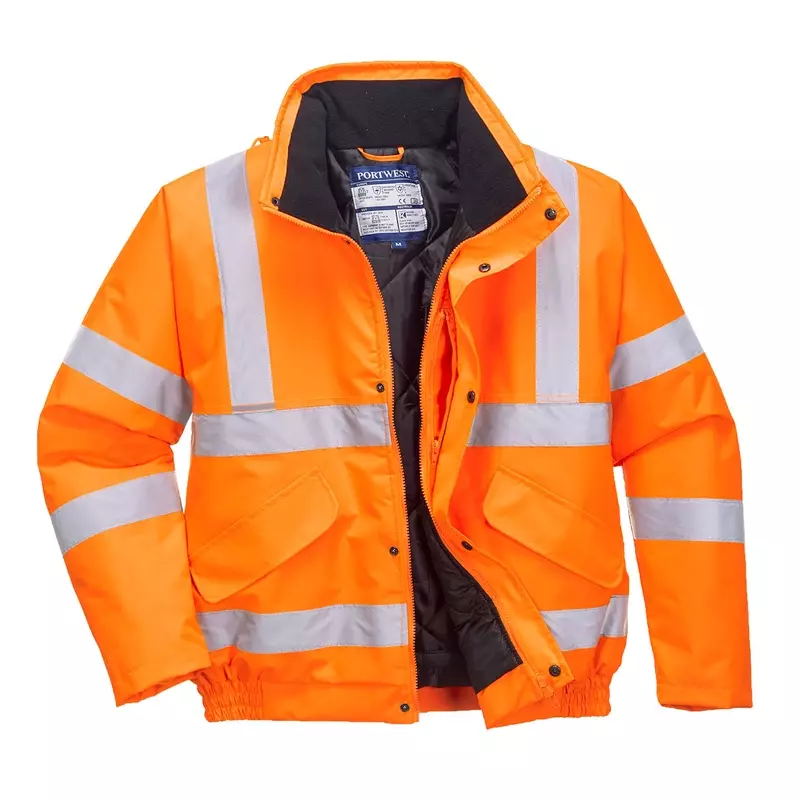 Portwest RT32 pilot jacket Hi-Vis fluorescent orange size S