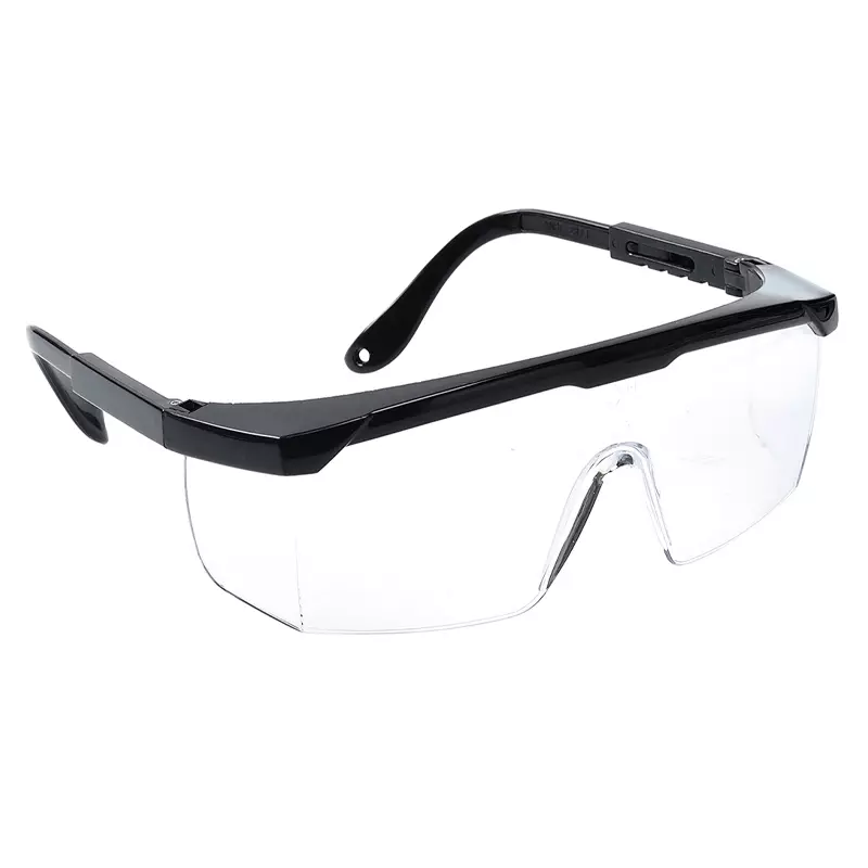 Portwest PW33CLR safety glasses polycarbonate clear black
