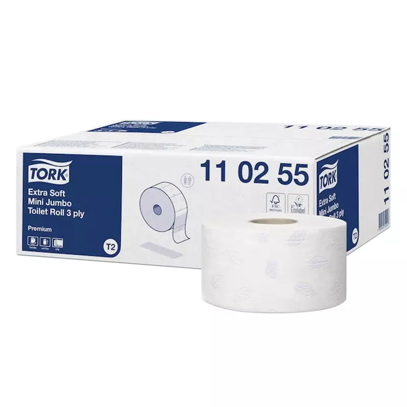 Tork Soft Premium toilet paper Mini Jumbo T2 3-ply 120 meters white