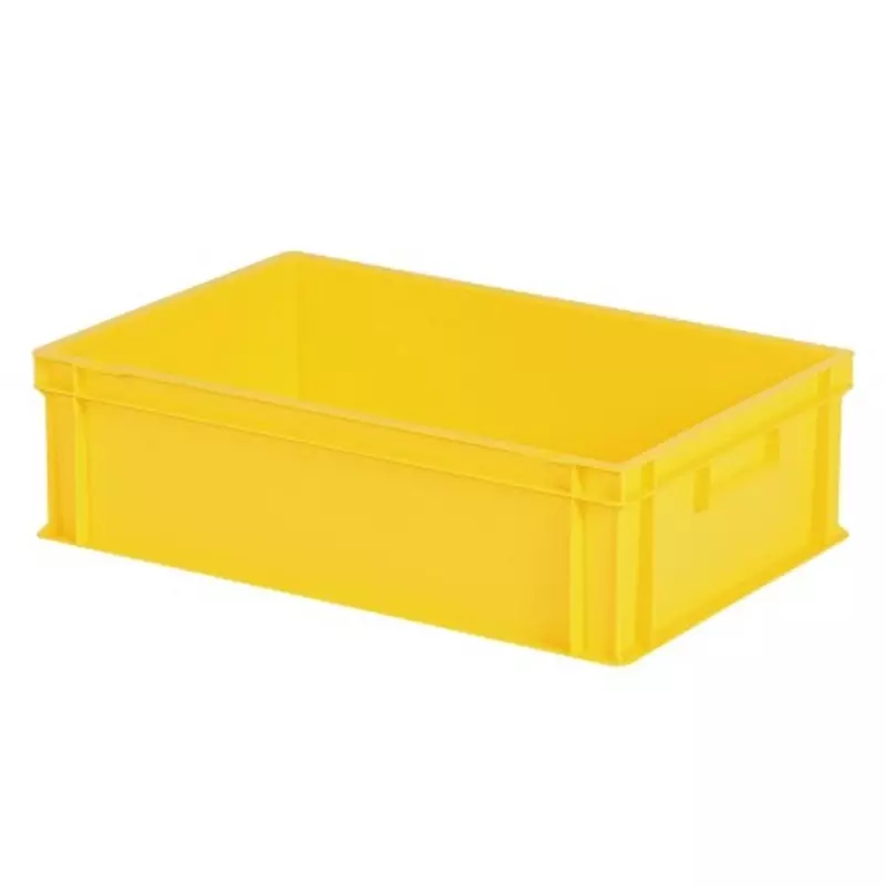 Stacking box Euronorm 600x400x175 mm 33 liters yellow