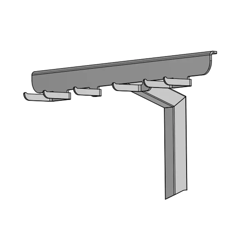 Floor-standing stainless steel work materials suspension system 1900 mm