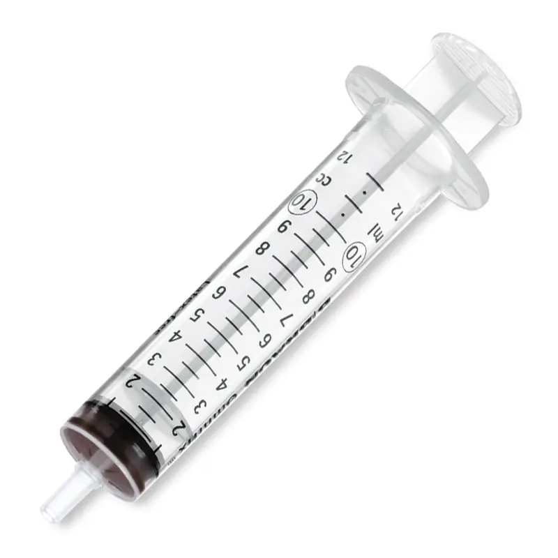 Seringue stérile jetable en PP Luer, volume de remplissage 20 ml, graduation 1 ml