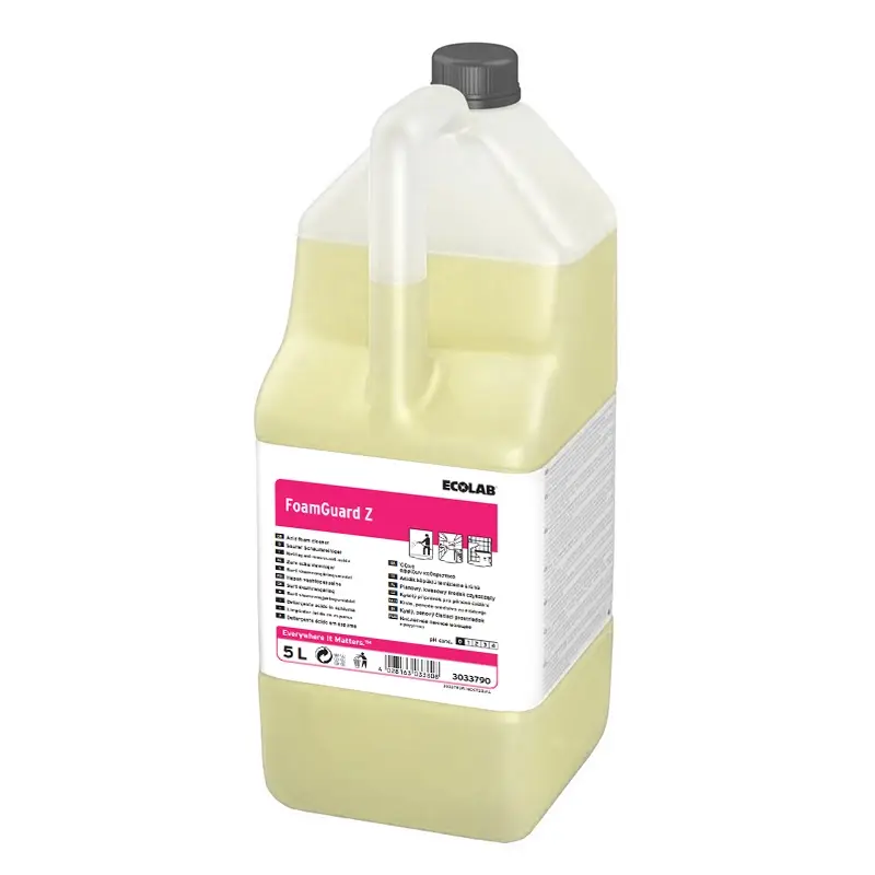 Ecolab FoamGuard Z vloeibaar zuur reinigingsmiddel doos 2x5 l
