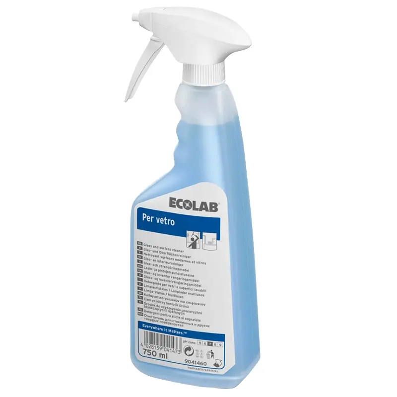 Ecolab Per Vetro powerful glass and interior cleaner 750 ml