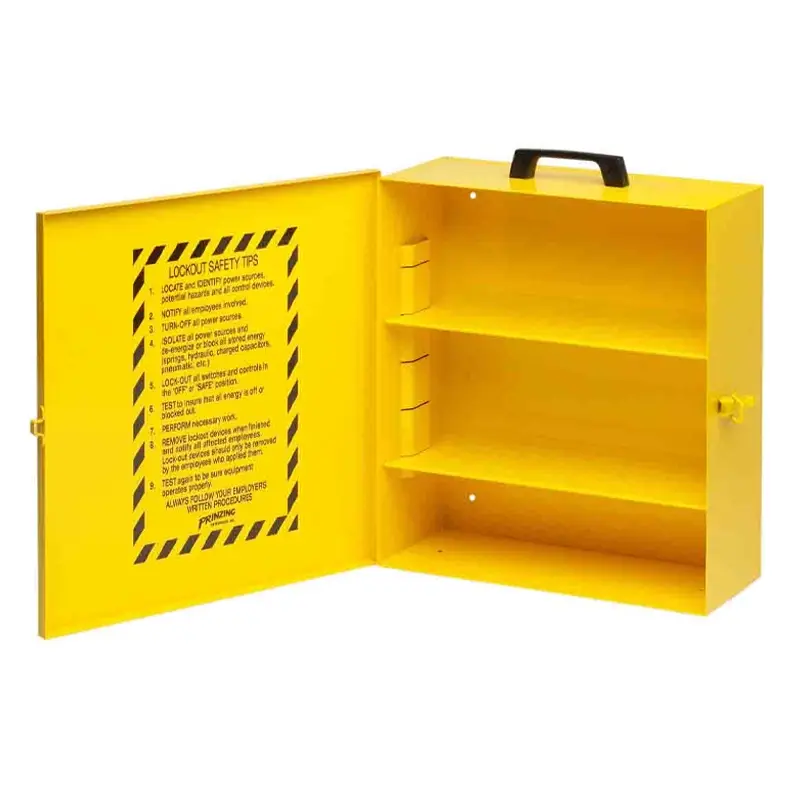 Brady 800123 industrieel lockout-station LC252M geel