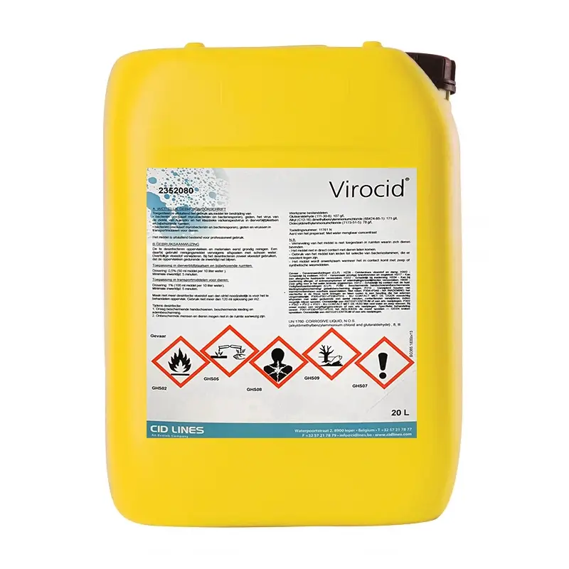 Ecolab Virocid desinfectiemiddel transportmiddelen 20 liter (BE)