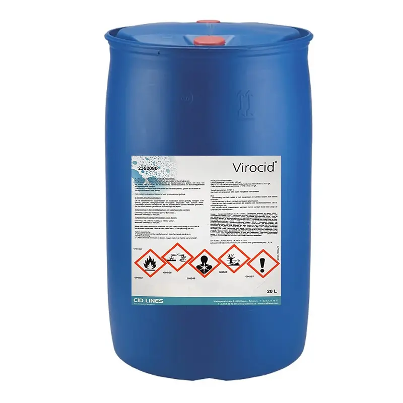 Ecolab Virocid desinfectiemiddel transportmiddelen 200 liter (NL)
