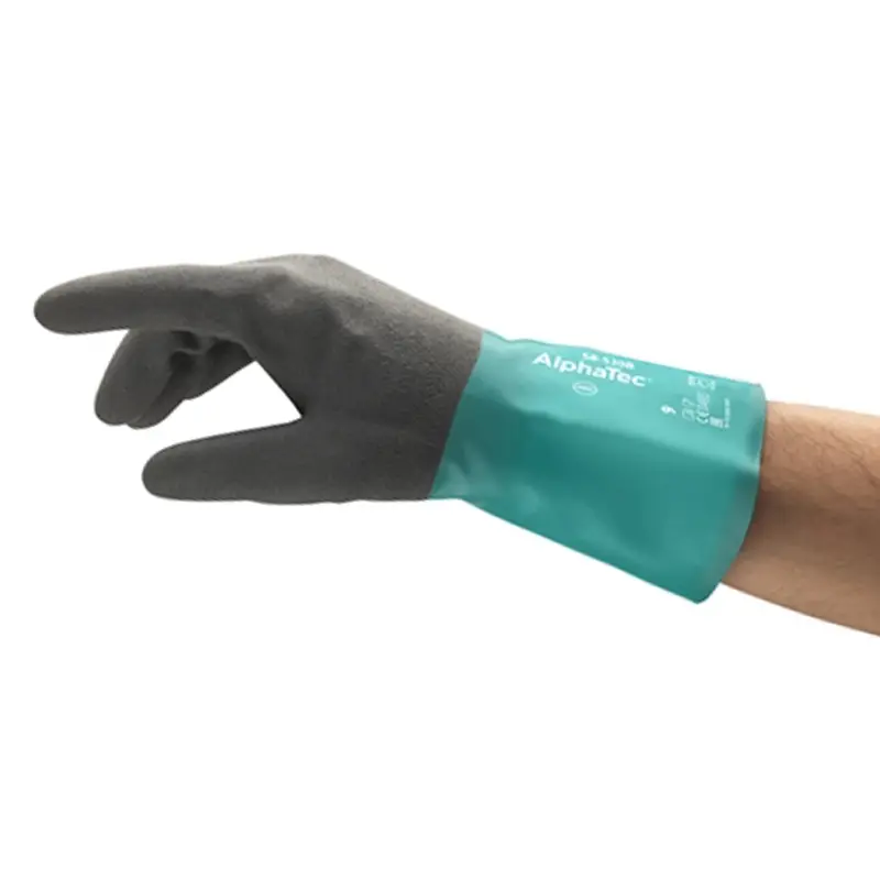 Ansell AlphaTec 58-530B nitrile/acrylic chemical-resistant glove size 9