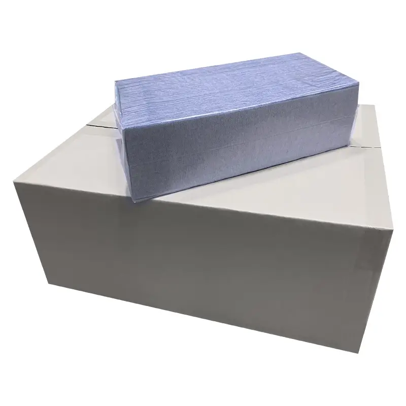 Lingettes nettoyantes FMCP Soft Wipe non tissées 42 x 35 cm bleues