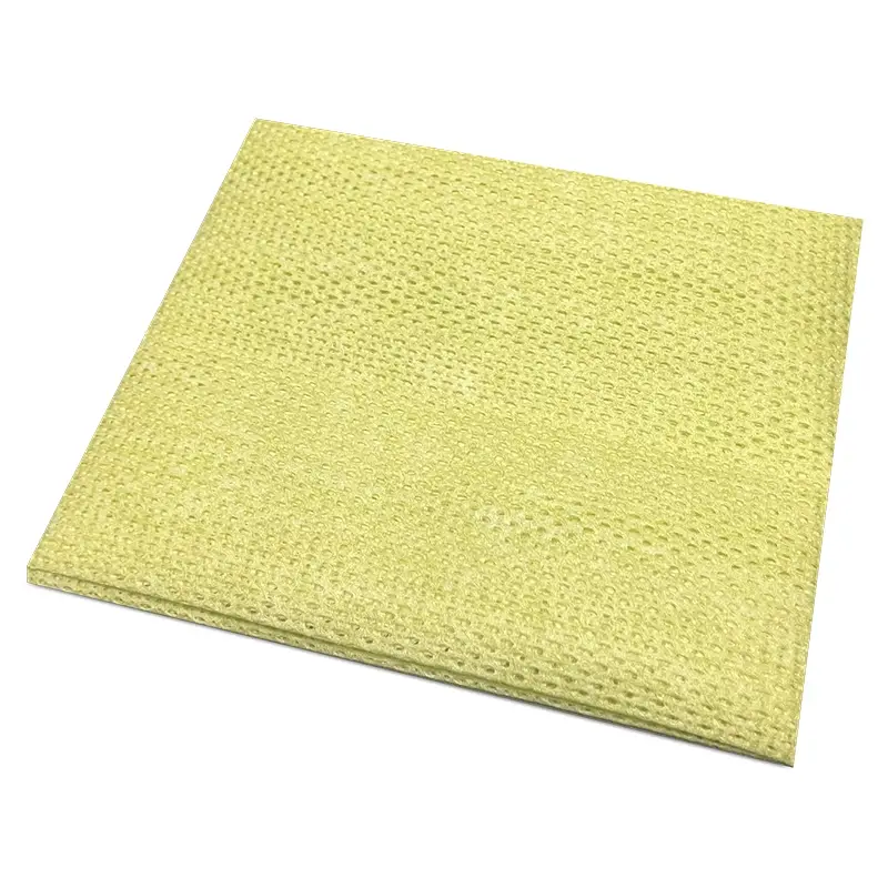 Lingettes nettoyantes FMCP Mega Wipe non tissées 48 x 38 cm jaunes