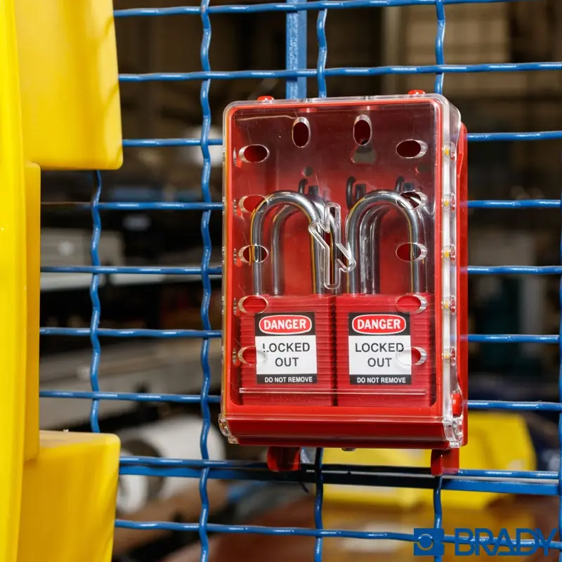 Brady 149173 ultra compact lock box red