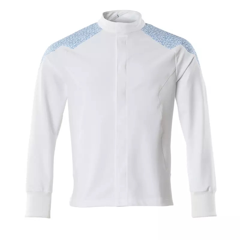 Veste alimentaire Mascot Food & Care 20054-511-0691 blanche/bleu vif, taille XS