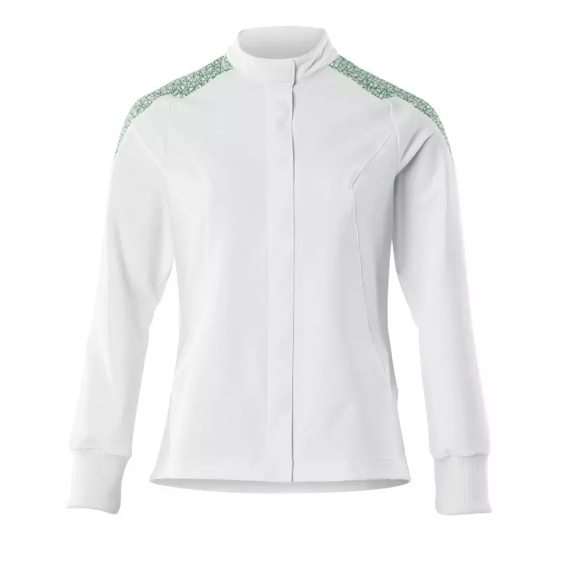 Mascot Food & Care 20064-511-06333 foodjas dames wit/helder groen maat 2XL