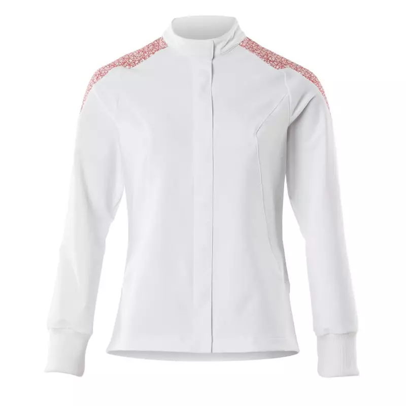 Mascot Food & Care 20064-511-06202 foodjas dames wit/signaalrood maat 2XL