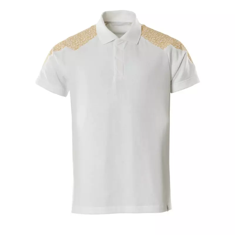 Mascot Food & Care 20083-933-0670 polo shirt white/curry yellow size 6XL