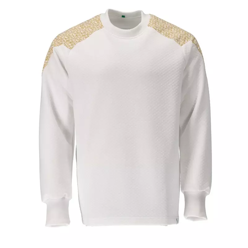 Mascot Food & Care 20084-932-0670 sweatshirt white/curry yellow size XS