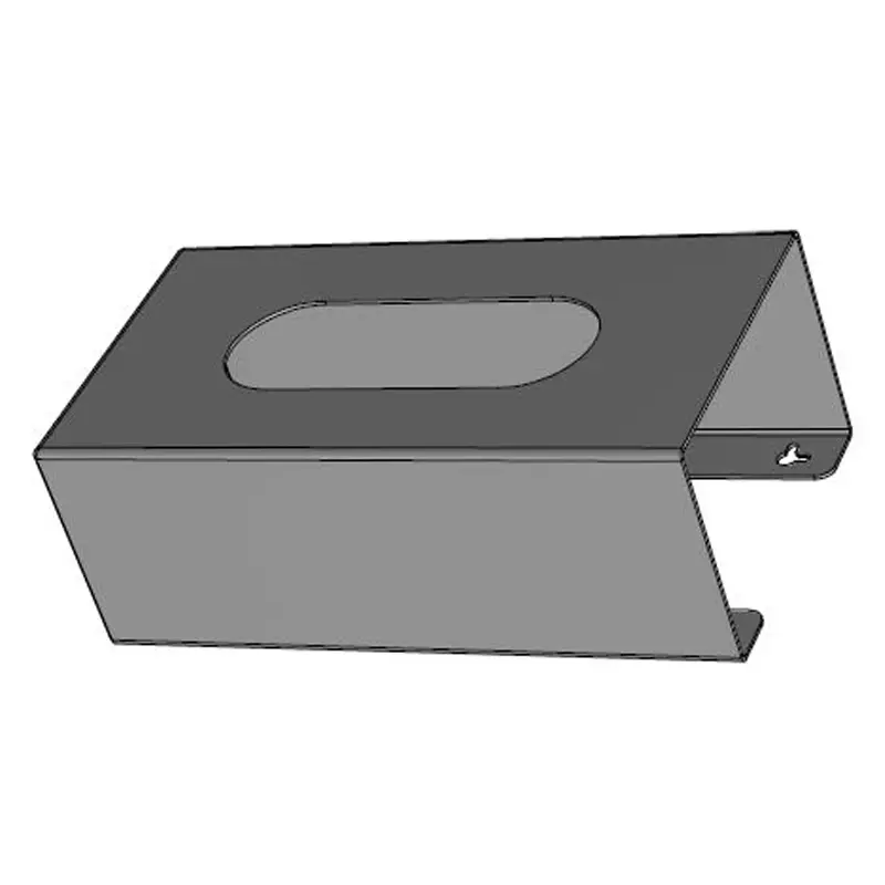 Handschoendispenser horizontaal RVS voor 1 dispenserdoos Ansell 92-600