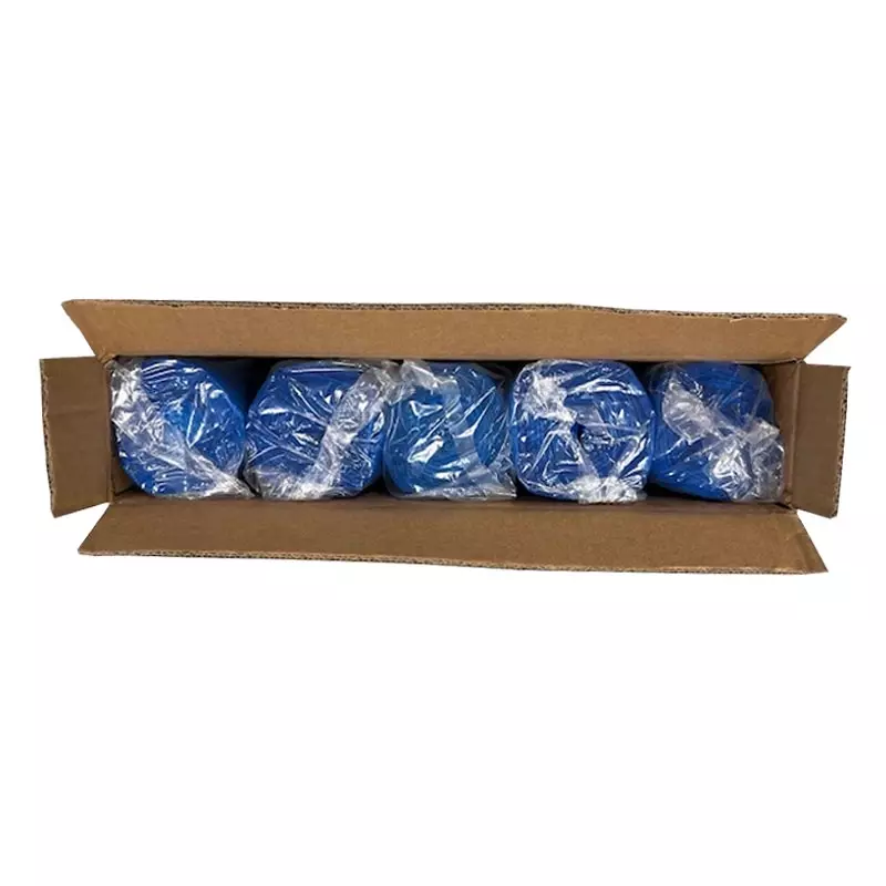 Hycare disposable schort 20 mu polyethyleen 80x125 cm op rol geel