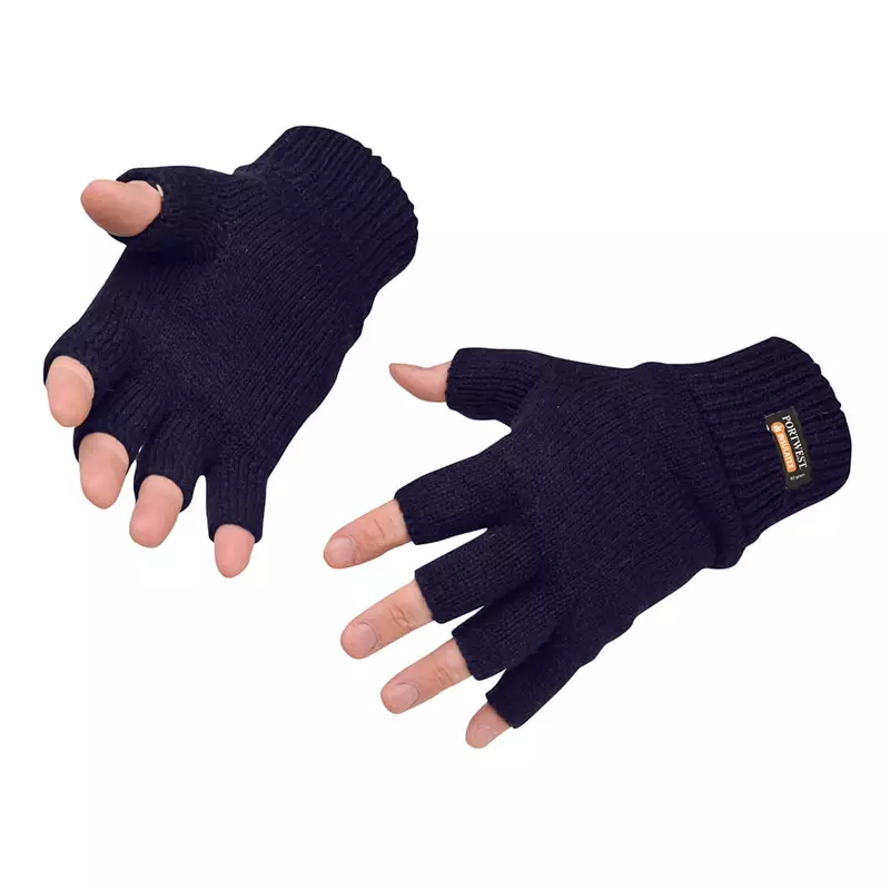 Portwest GL14 half-finger gloves navy blue