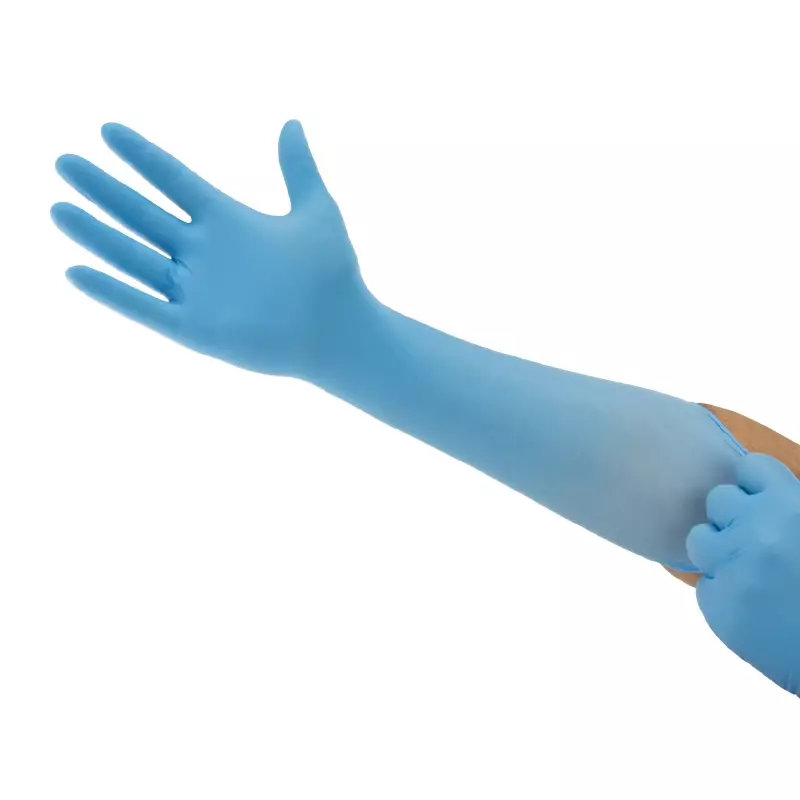 Ansell TouchNTuff 93-263 disposable nitrile glove chemical-resistant size 7.5-8