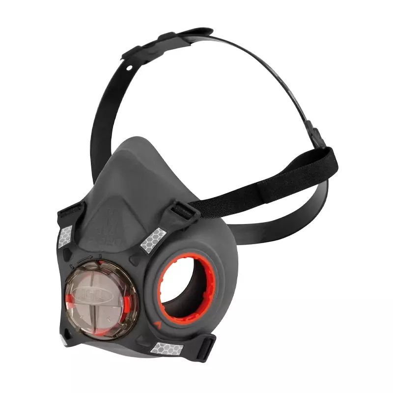 JSP Force 8 halfgelaatsmasker dubbele filter maat L
