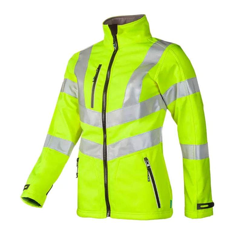 Sioen Jerica 547AA2TU2 softshell jas dames fluo geel maat XL
