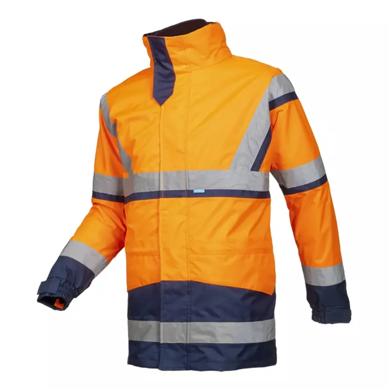 Imperméable Sioen Powell 401AN3EU1 orange fluo/bleu marine taille 3XL