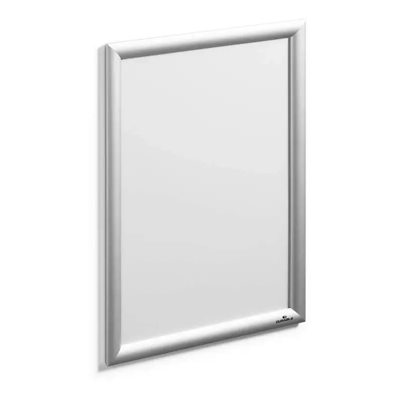Durable aluminum click frame A3 silver-gray