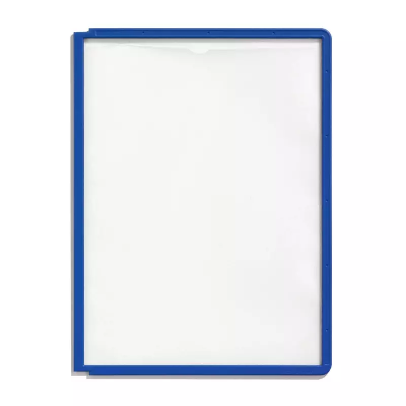Pochettes résistantes pour documents, compatibles avec un porte-documents mural, bleu foncé
