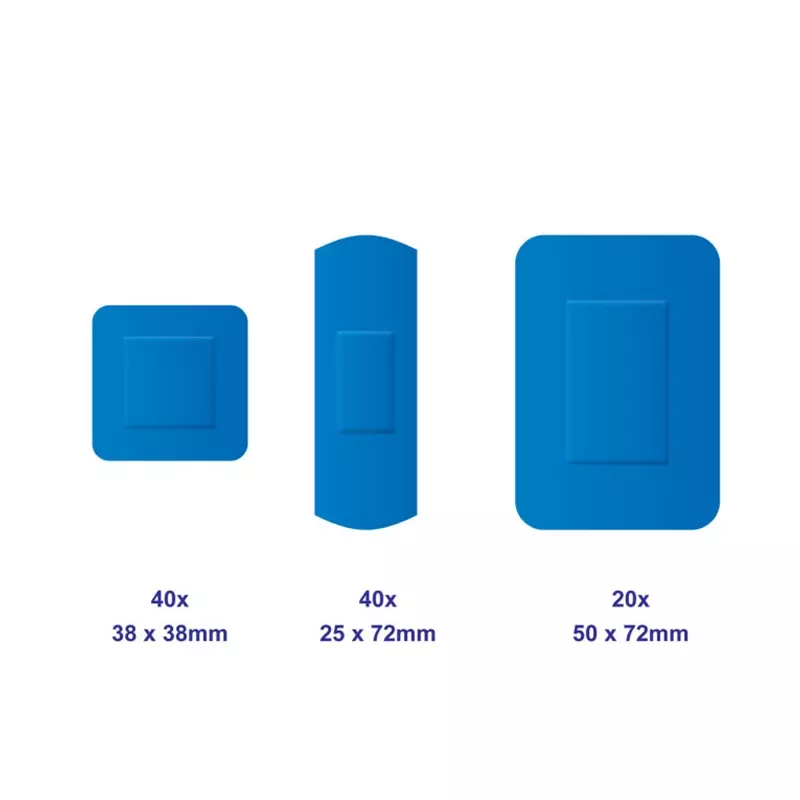 Detectaplast 8569 Elastic Mix pleisters X-ray detecteerbaar blauw