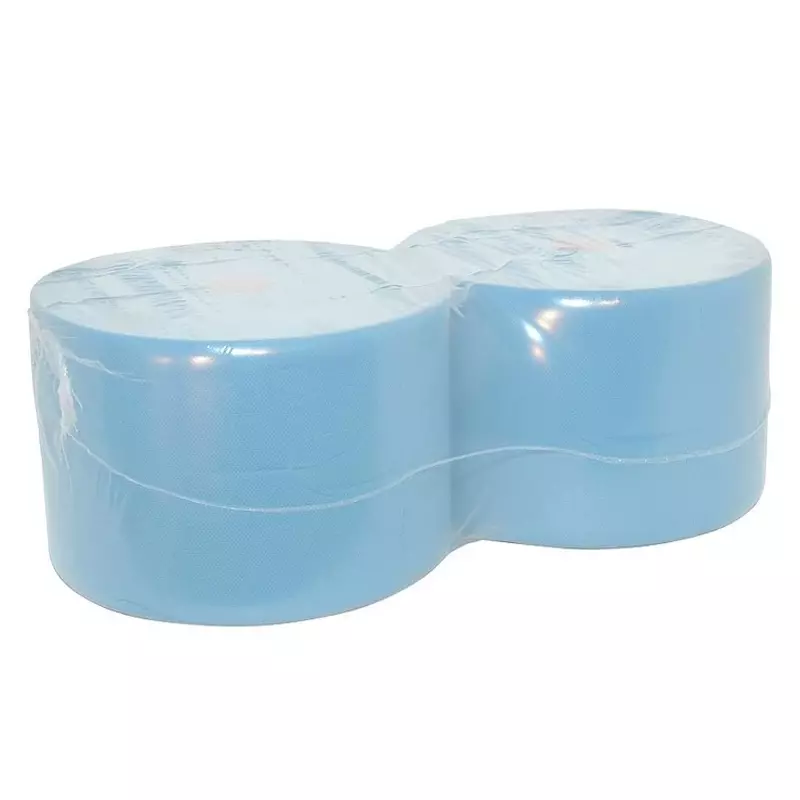 Poetsrol midi 1-laags 360 meter blauw