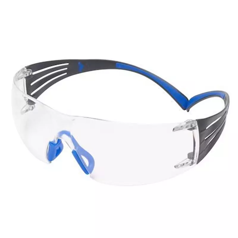 3M SecureFit 400 SF401SGAF-BLU safety glasses polycarbonate clear