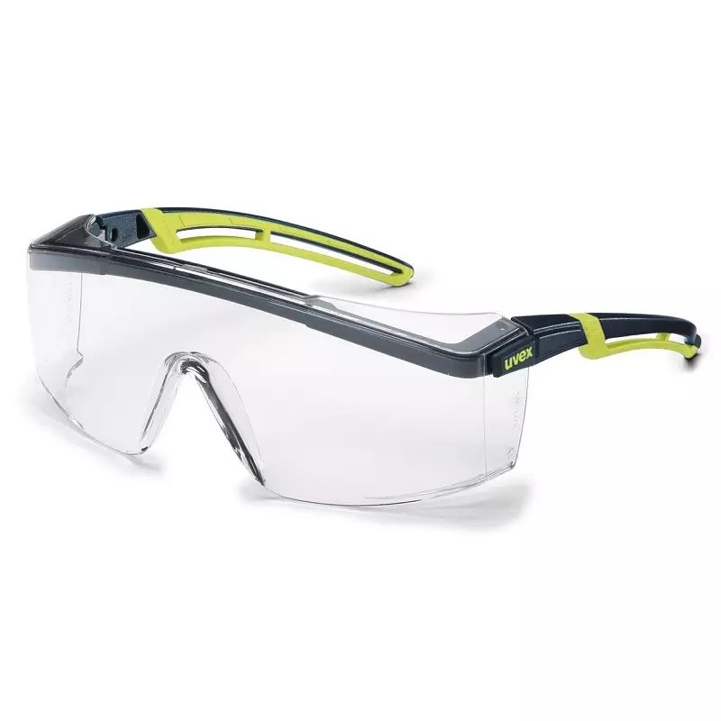 Uvex Astrospec 2.0 9164-285 safety glasses polycarbonate clear black/lime