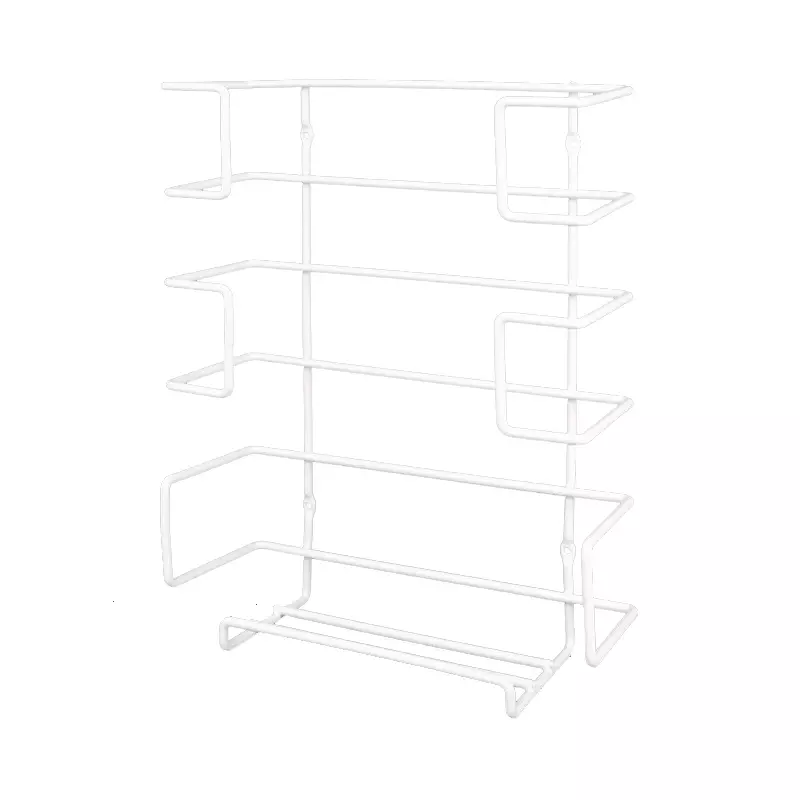 Glove dispenser wire rack open for 3 dispenser boxes