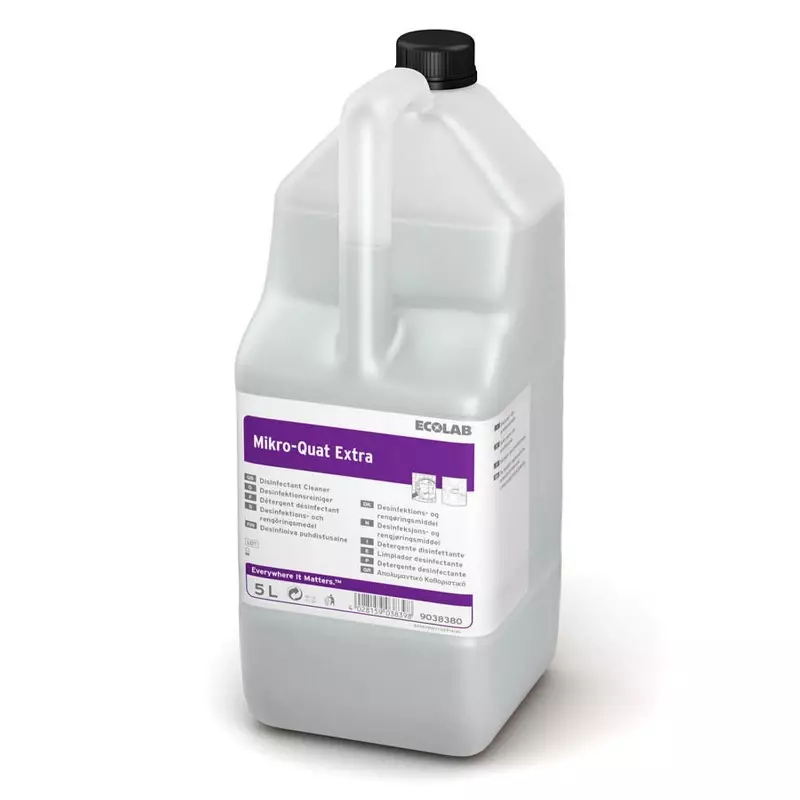 Ecolab Mikro-Quat Extra vloeibaar desinfectiemiddel 5 liter