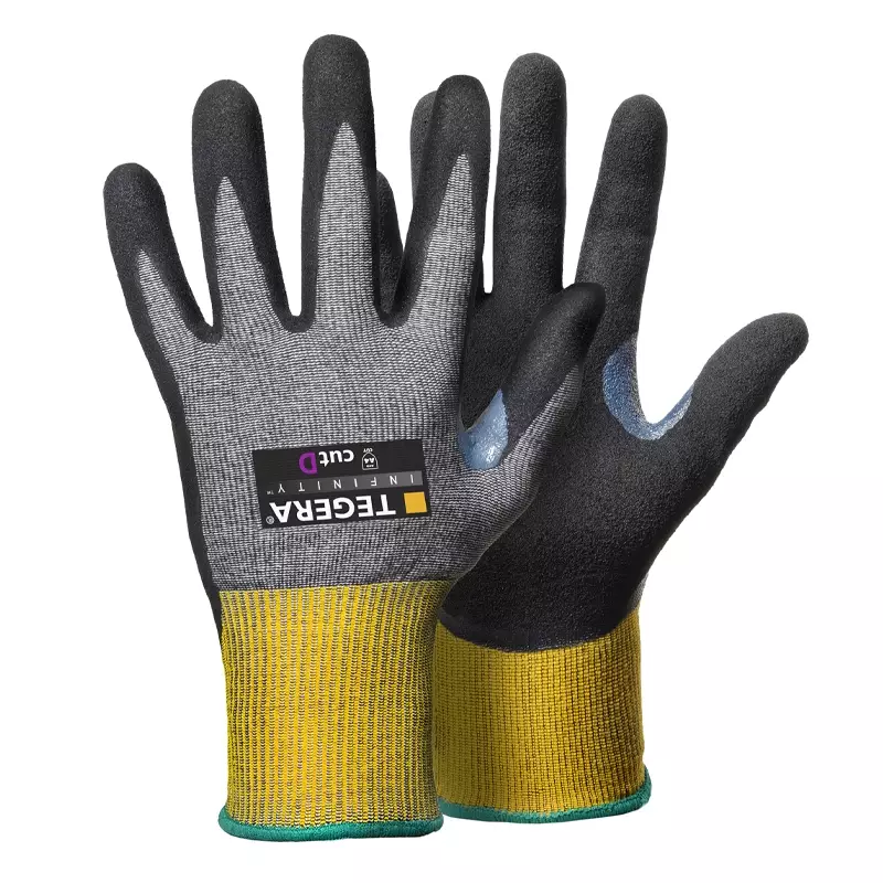 Gants Ejendals Tegera 8807 Infinity en nitrile/PU résistants aux coupures, taille 9