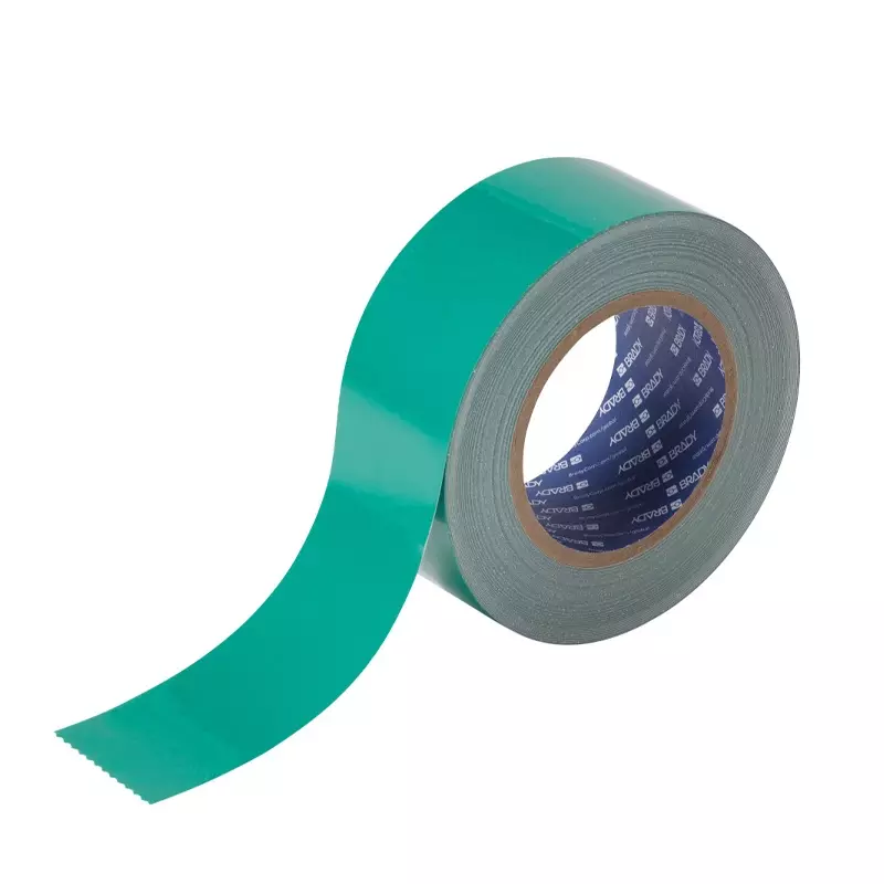 Bande de délimitation Brady ToughStripe Cold PE verte 101,60 mm