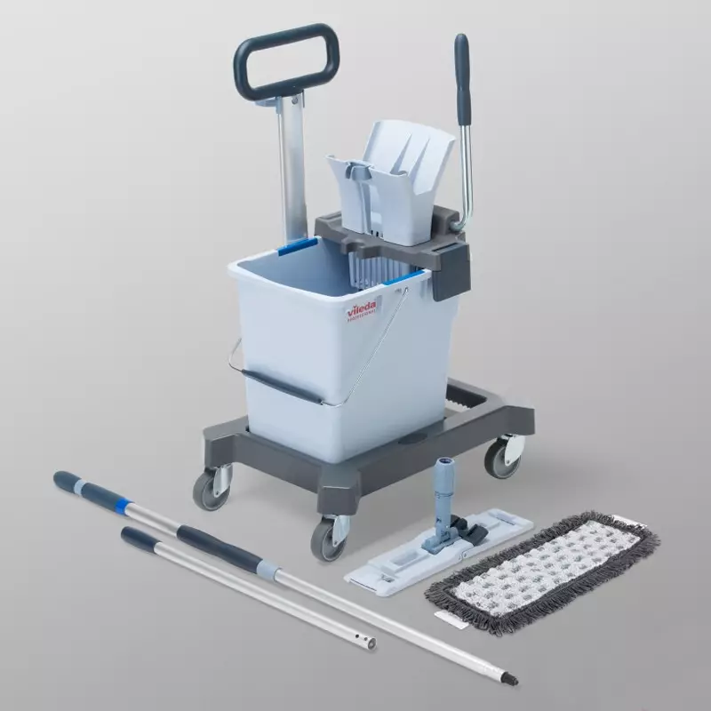 Vileda UltraSpeed Pro Ready-To-Go Kit Single roller bucket kit 25 liters