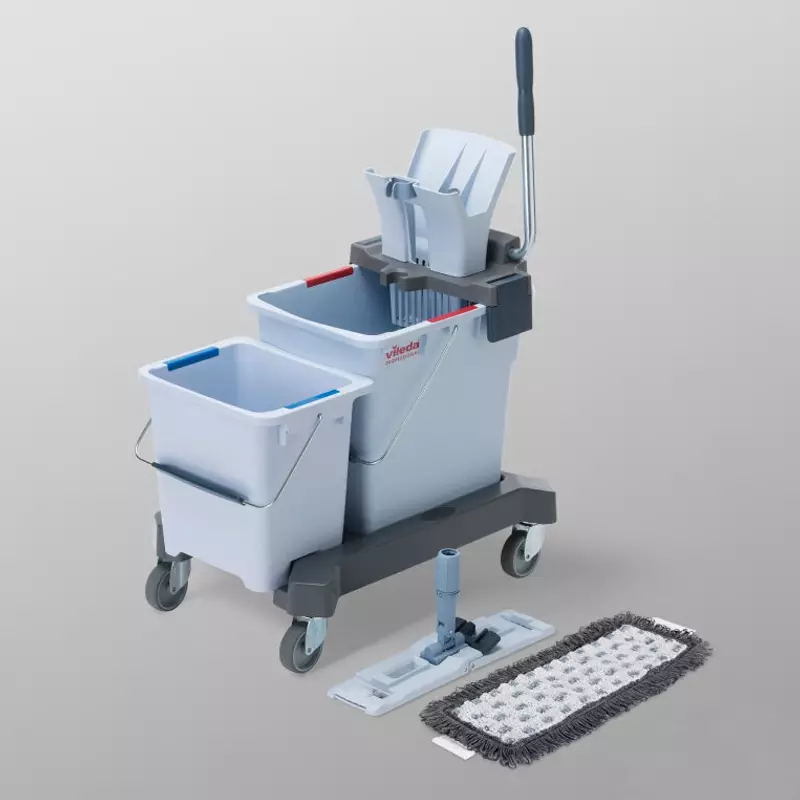 Vileda UltraSpeed Pro Starter Kit Double roller bucket kit 25 liters and 8 liters