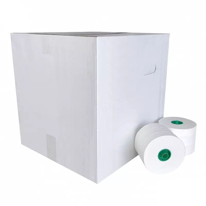 Euro Products toilet paper cap roll 2-ply cellulose 100 meters white