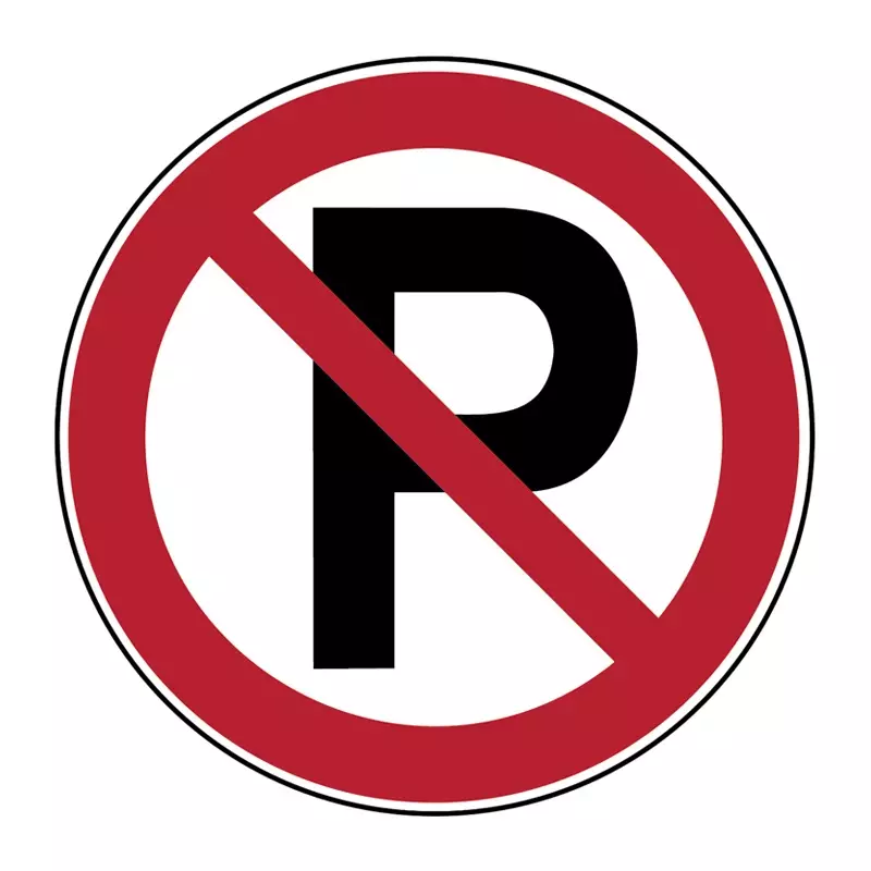 Brady 250051 sticker no parking PIC 225 ø100 mm