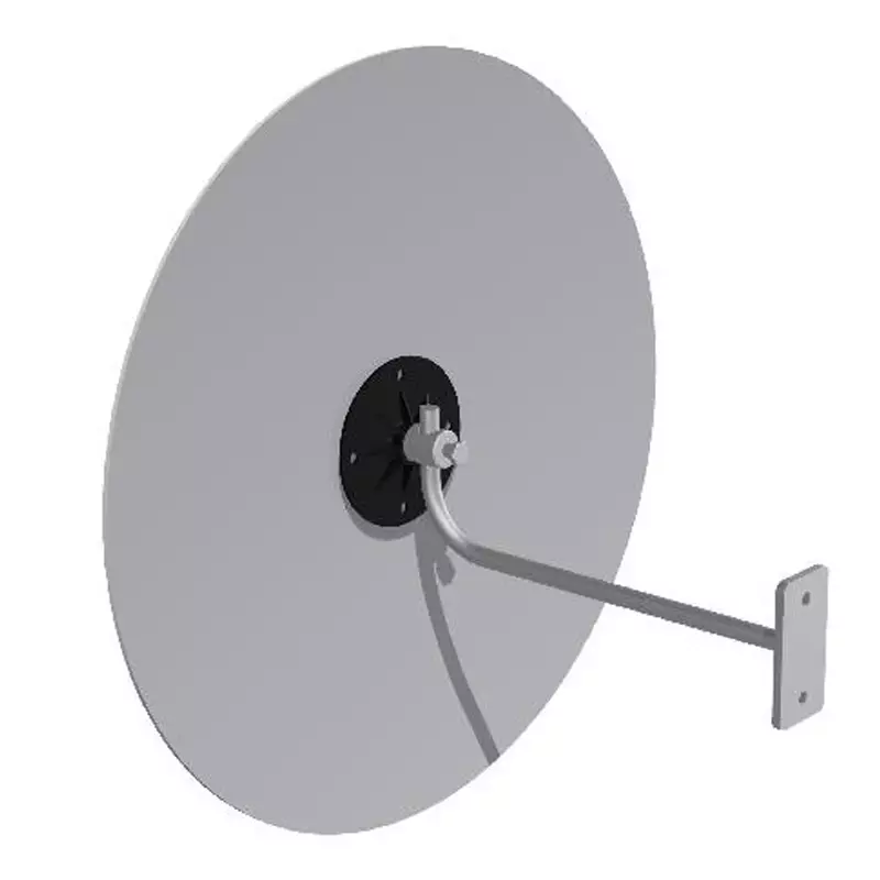 Industriespiegel RVS met RVS beugel Ø60 cm